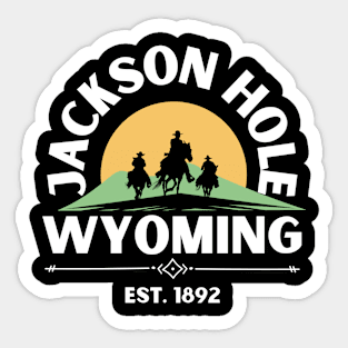 Jackson Hole Wyoming Sticker